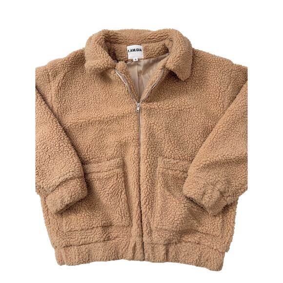 I.AM.GIA Jackets & Blazers - I.AM.GIA camel pixie teddy coat - size small